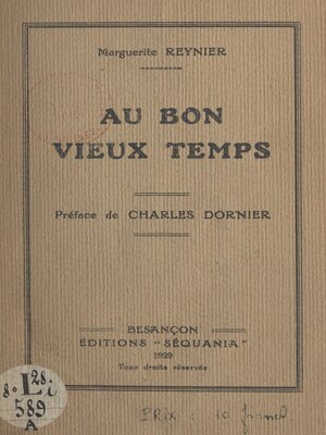 cover image of Au bon vieux temps
